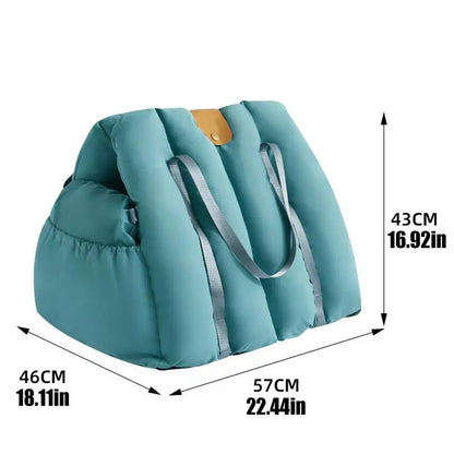 LuxePawe Small Dog Car Seat – Portable Booster for Safe Travel