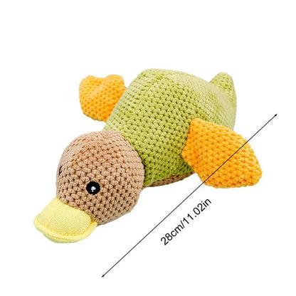 LuxePawe Soft Duck Dog Toy | Cute Squeaky Plush Chew Toy for Happy Pets