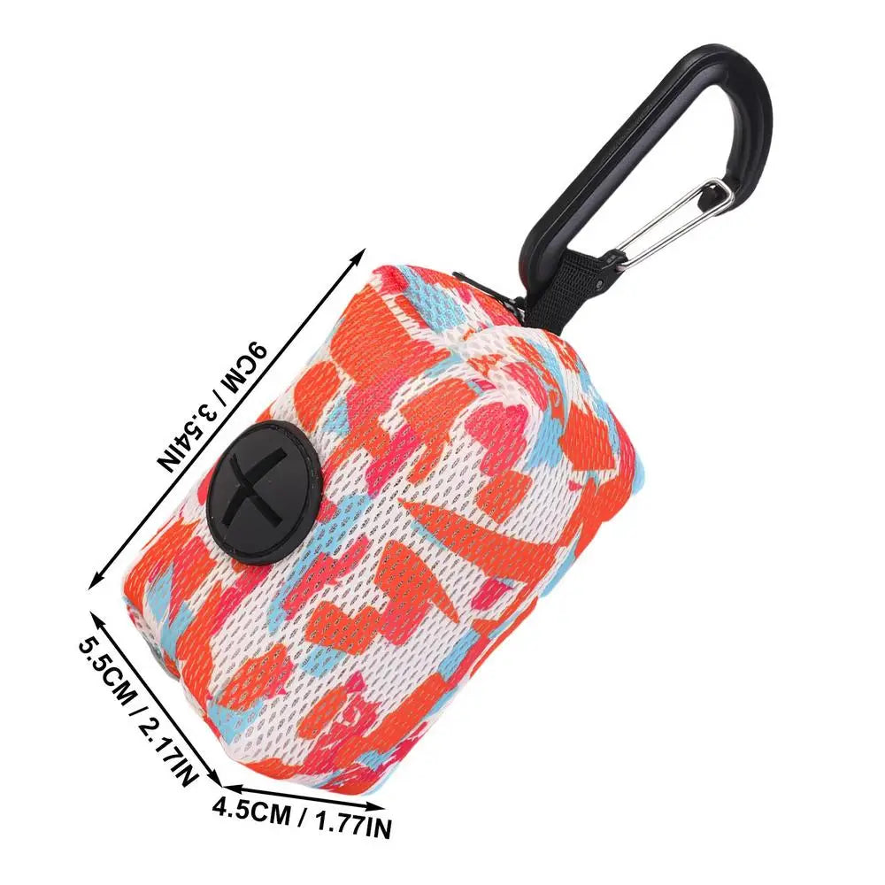 LuxePawe Dog Poop Bag Dispenser Set LED Light Degradable Waste Bags