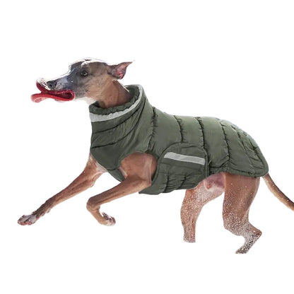 LuxePawe Winter Dog Jacket Waterproof Fleece Lined Warm Outdoor Coat