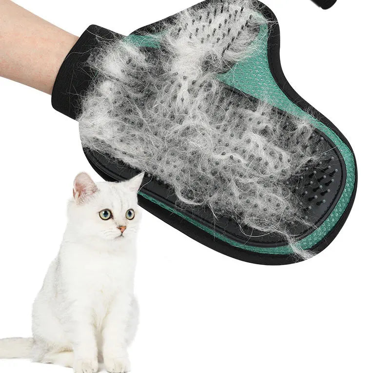 LuxePawe Pet Bath Massage Gloves, Silicone Dog & Cat Grooming Brush