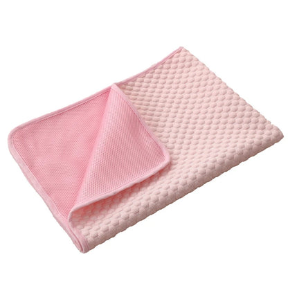 LuxePawe Dog Cooling Mat Summer Pet Ice Silk Sleeping Pad Breathable