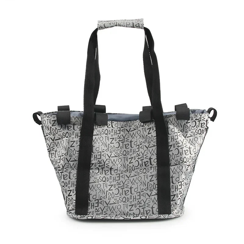 LuxePawe Bicycle Front Basket 2-in-1 Pet Carrier Detachable Handlebar Bag