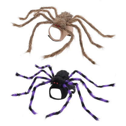 LuxePawe Pet Spider Costume – Funny Halloween Outfit for Cats & Dogs