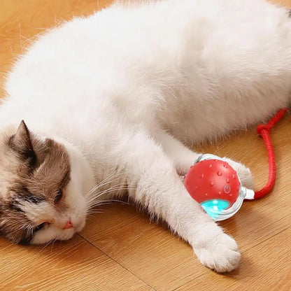LuxePawe Automatic Smart Cat Ball Toy – USB Rechargeable with 3 Play Modes