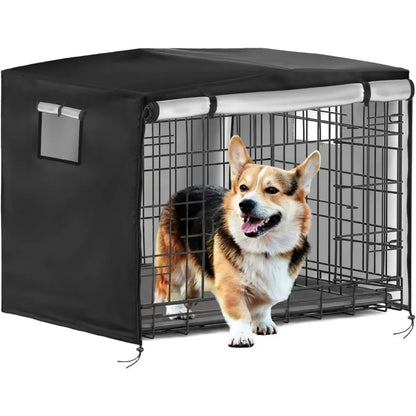 LuxePawe 54in Heavy Duty Dog Crate Cover Universal Fit Wire Cages