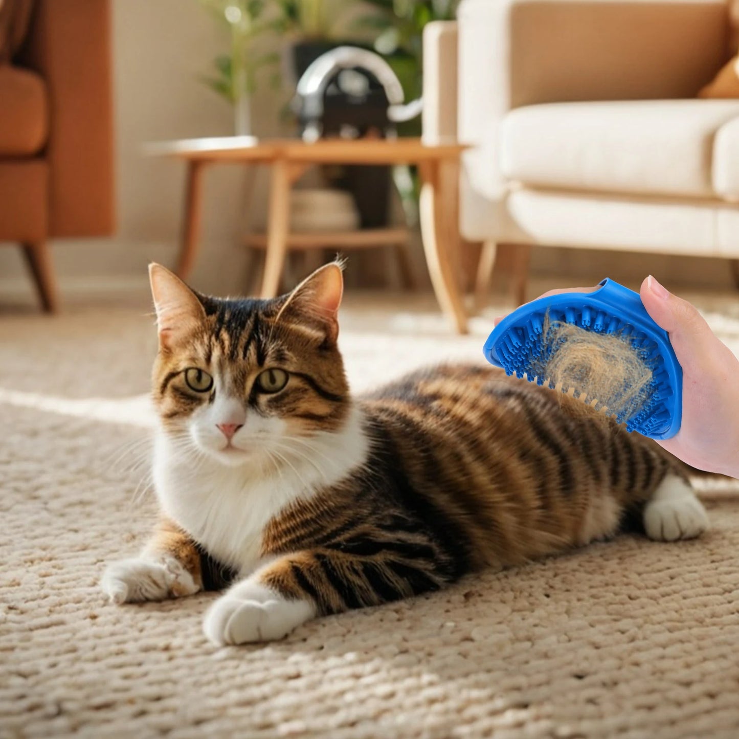 LuxePawe Dog Grooming Kit 6PCS, Silicone Bath Gloves & Finger Toothbrush