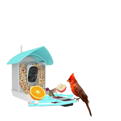 LuxePawe AI Bird Identifier Solar WiFi 1080P Camera for Backyard Watching