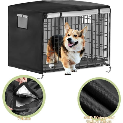 LuxePawe 54in Heavy Duty Dog Crate Cover Universal Fit Wire Cages