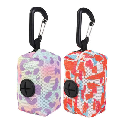 LuxePawe Dog Poop Bag Dispenser Set LED Light Degradable Waste Bags