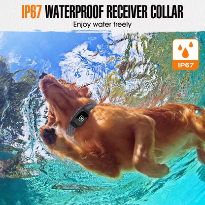 LuxePawe Waterproof Bark Collar | Rechargeable Anti-Bark Trainer for Dogs