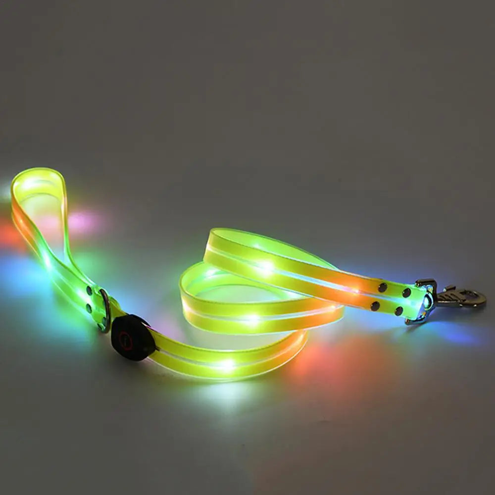 LuxePawe Glowing Dog Collar USB Rechargeable LED Waterproof Puppy Collar