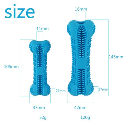 LuxePawe Rubber Dog Chew Toy Toothbrush Stick for Small Dogs Training