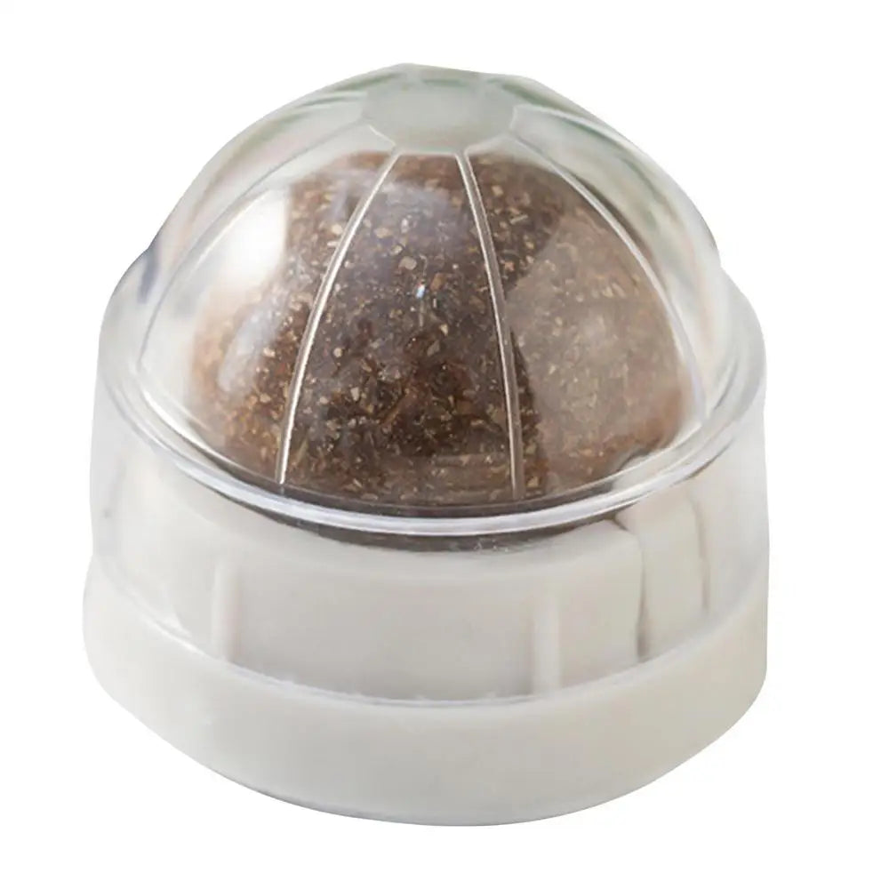 LuxePawe Rotatable Catnip Wall Toy – Edible Roller Ball for Teeth Cleaning