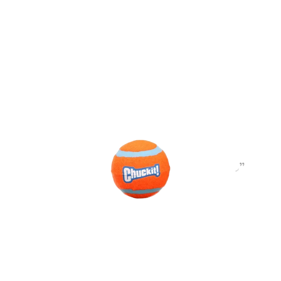 LuxePawe Durable Rubber Tennis Ball Dog Toy 2.5” Pack of 4 Orange