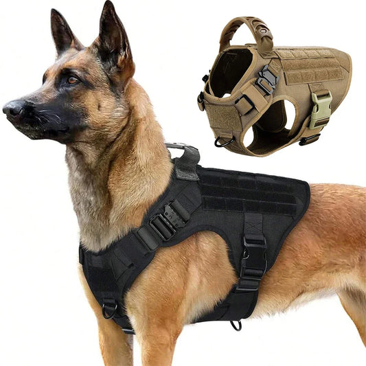 LuxePawe Tactical Dog Harness German Shepherd Malinois Training Vest