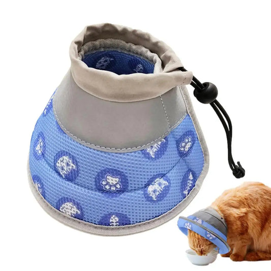 LuxePawe Soft Pet Collar | Cute Print Neck Guard Cone for Post-Surgery Care