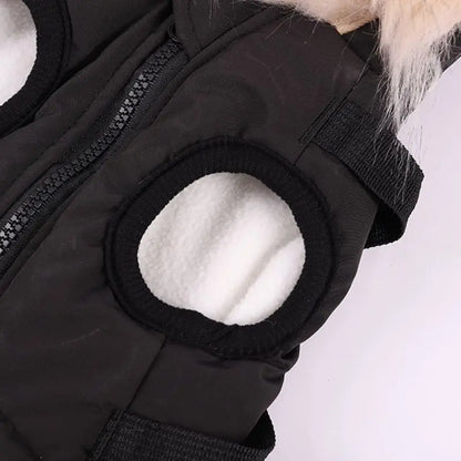LuxePawe Chihuahua & French Bulldog Winter Jacket Warm Hooded Dog Coat